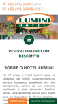 Mobile Screenshot of hotellumini.com.br